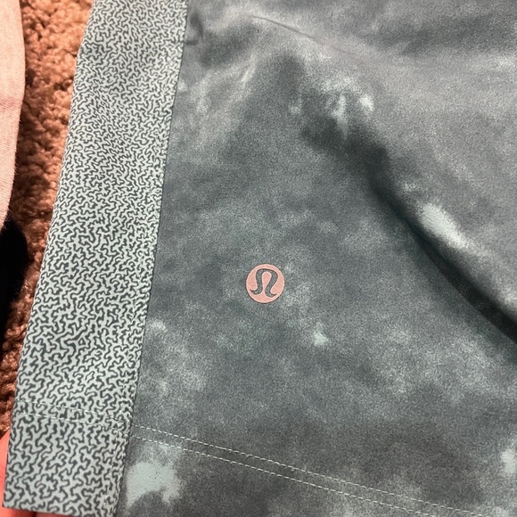 MENS LULULEMON T.H.E SHORTS H2O AQUA BLUE TIE-DYE LINED PULLON DRAWSTRING - Picture 6 of 13